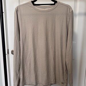 Vuori Long Sleeve Tee - cream/beige